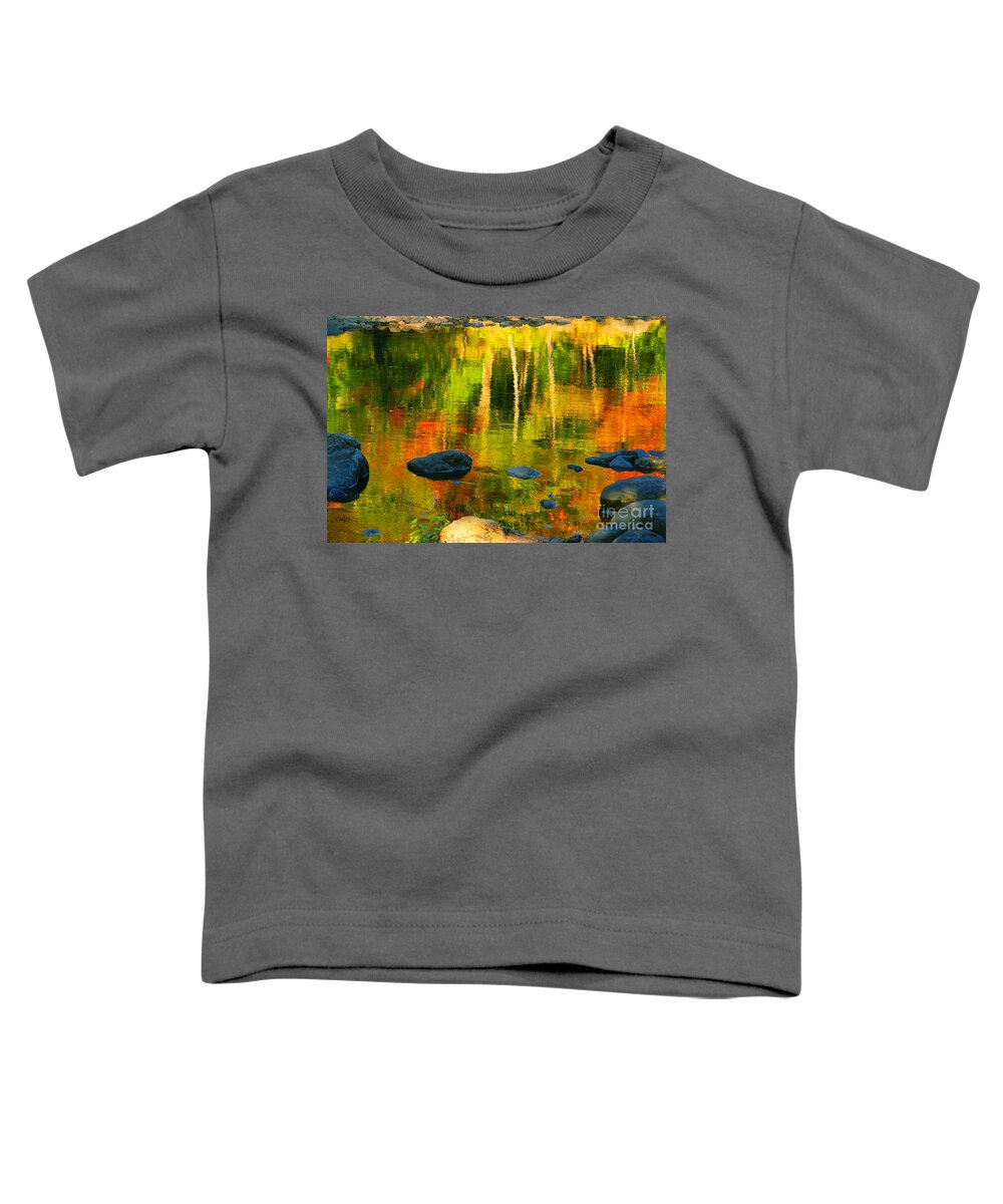 Water Canvas Prints Toddler T-Shirt featuring the photograph Monet Autumnal by Aimelle Ml