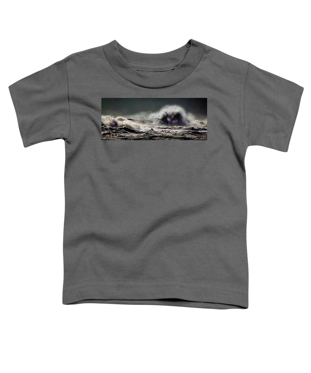 Sea Monster Toddler T-Shirt featuring the photograph Monster of the Seas by Bill Swartwout