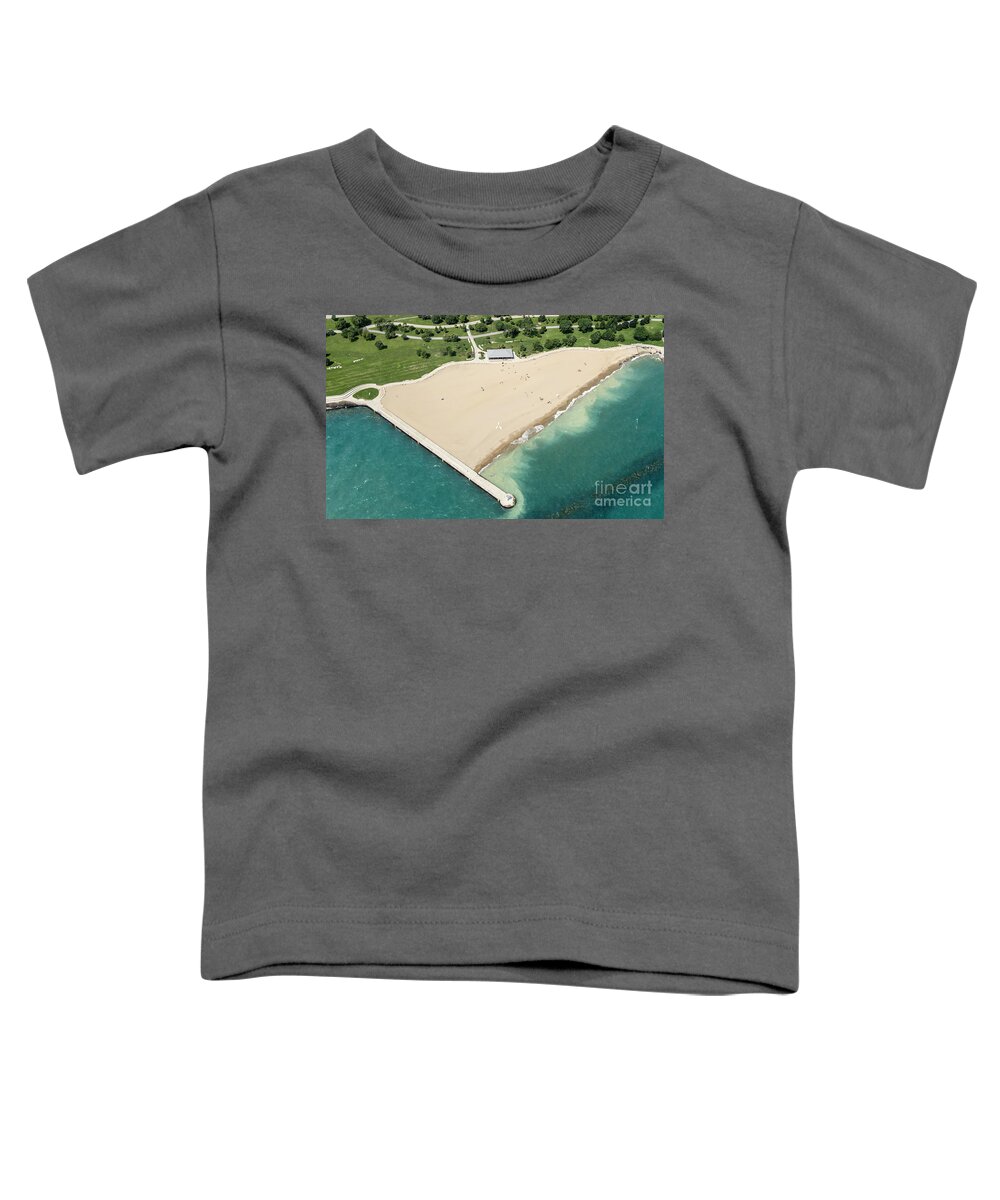 Montrose Beach Toddler T-Shirt featuring the photograph Montrose Beach by David Oppenheimer