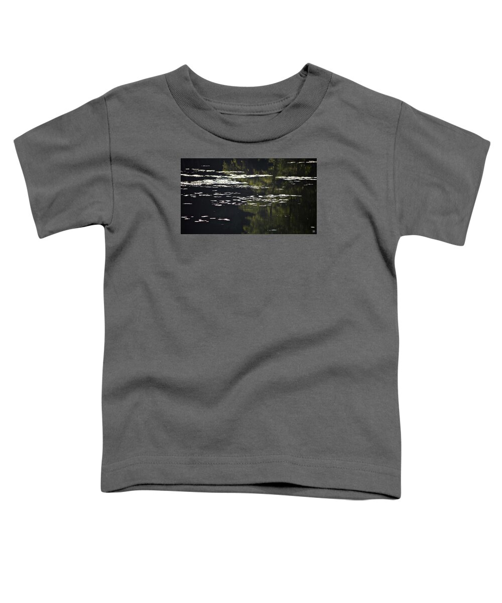 Lily Pads Toddler T-Shirt featuring the photograph Morning Lily Pads by John Meader
