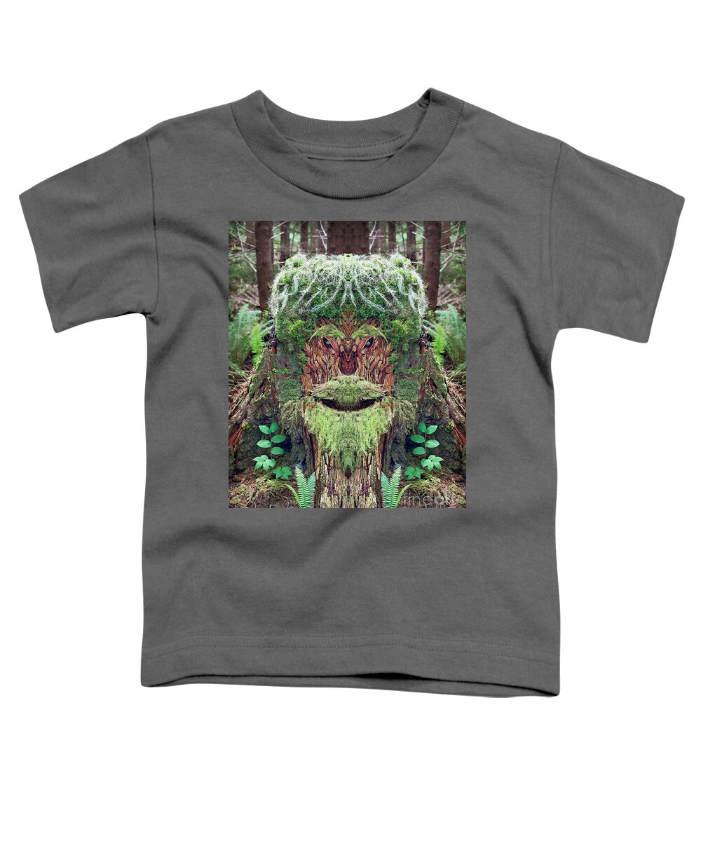 Moss Toddler T-Shirt featuring the photograph Mossman Tree Stump by Martin Konopacki