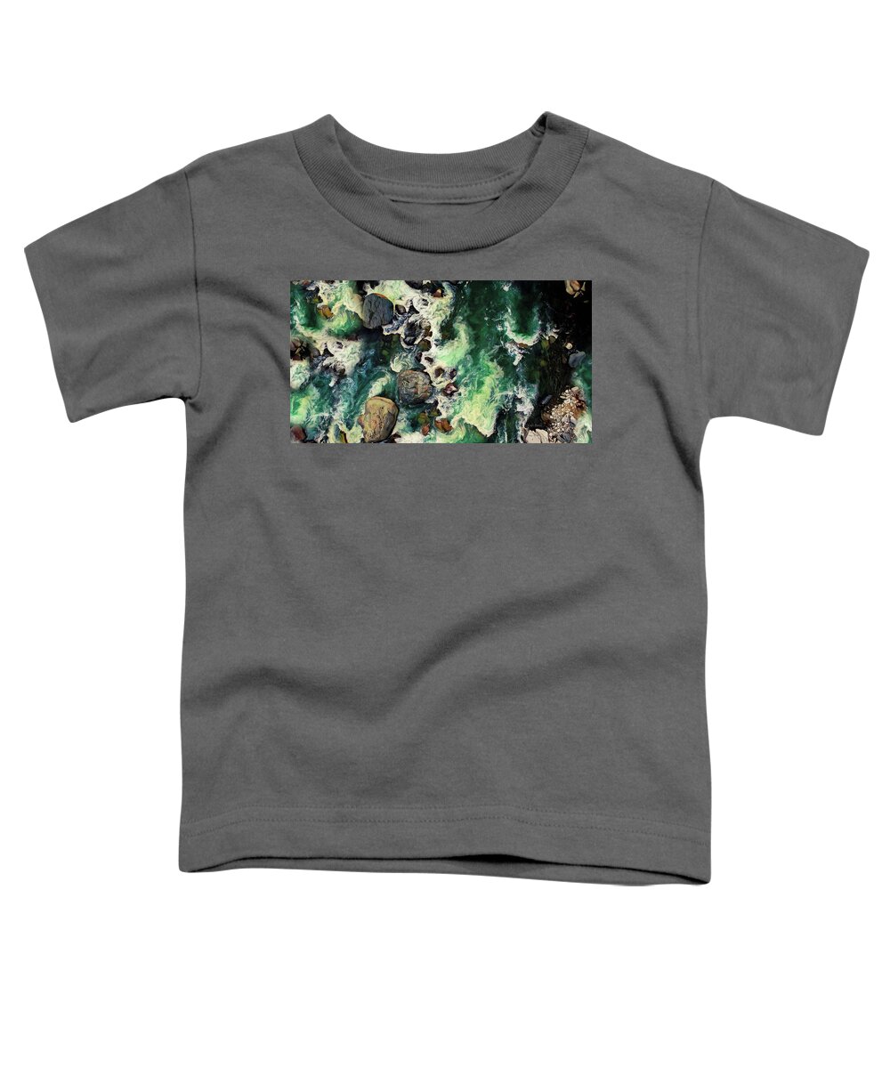 Autumn Toddler T-Shirt featuring the photograph Mountain River Rapids by Russ Harris