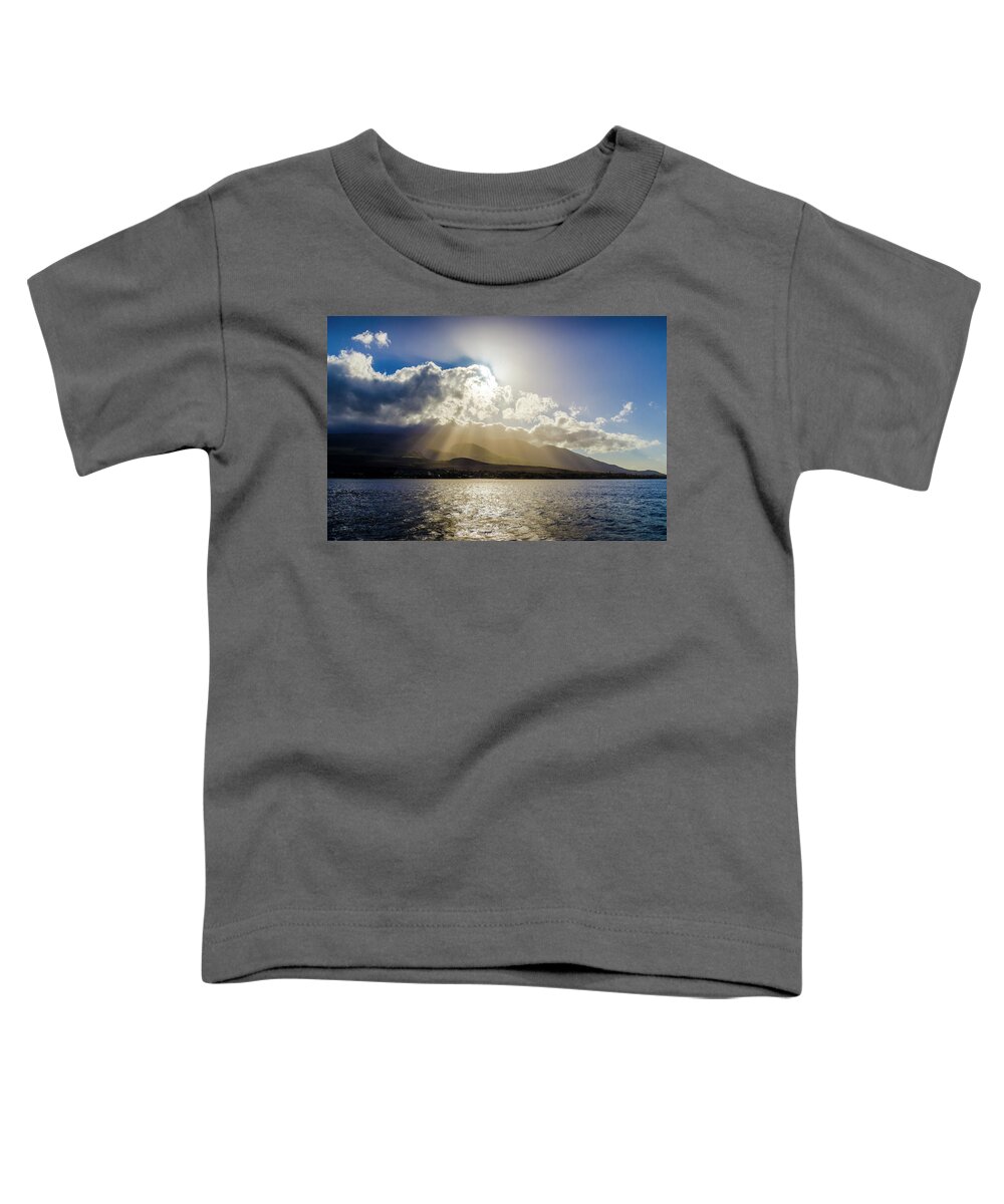 Hawaii Toddler T-Shirt featuring the photograph Mountain Sunbeams by Daniel Murphy