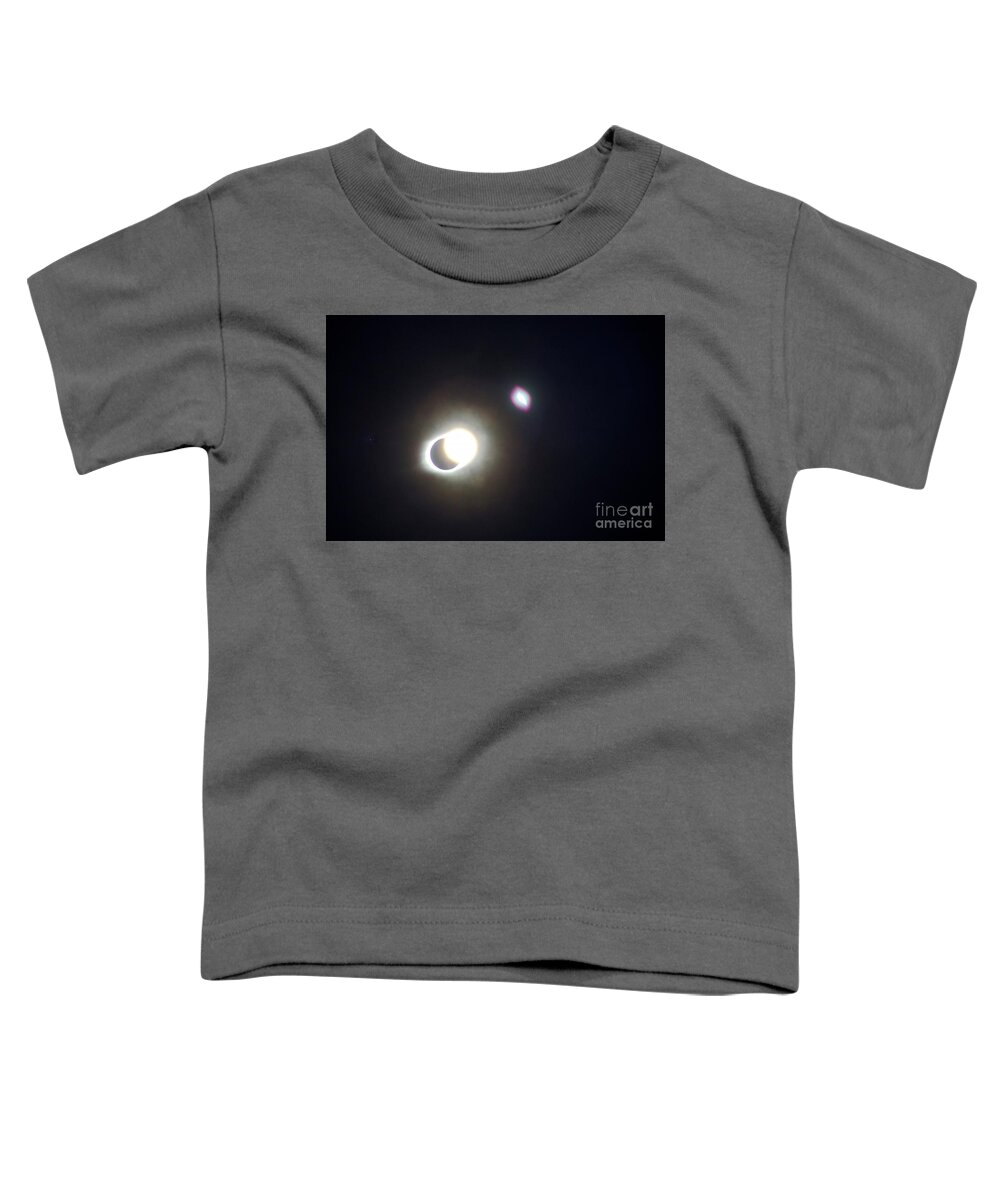 Eclipse Toddler T-Shirt featuring the photograph Moving Away Eclipse 2017 by Ty Shults