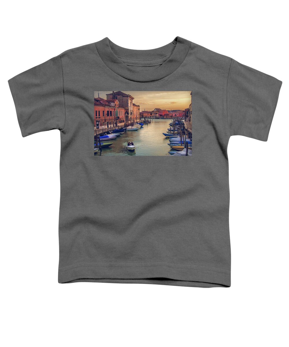 Murano Toddler T-Shirt featuring the photograph Murano Late Afternoon by Brian Tarr