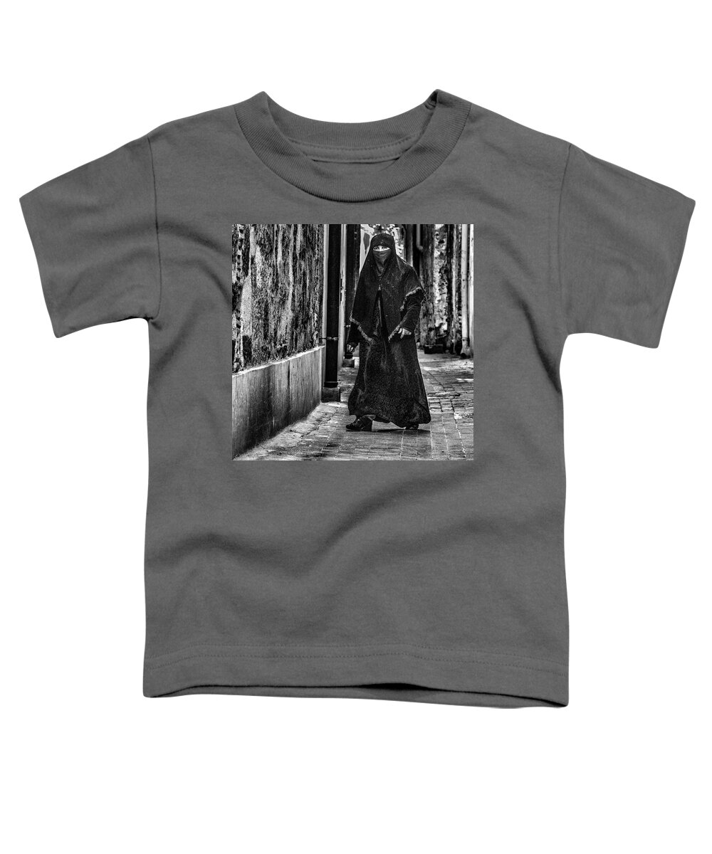  Toddler T-Shirt featuring the photograph Muslim Women in Palermo by Patrick Boening