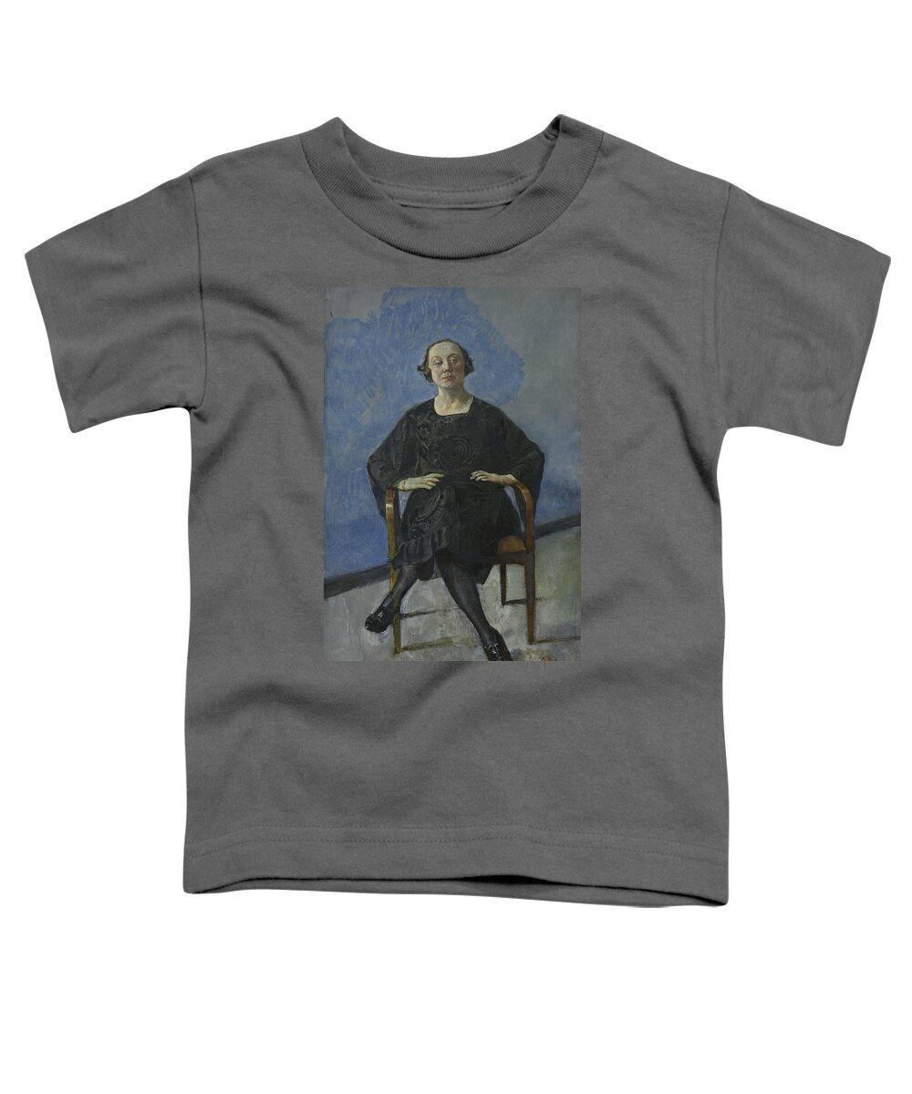 19th Century Art Toddler T-Shirt featuring the painting Naima Wifstrand, the Actress by Christian Krohg
