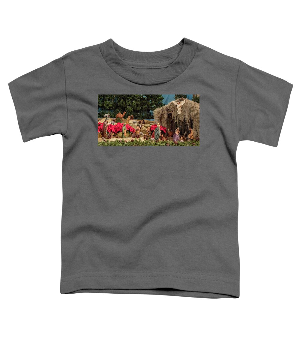 Natchez Mississippi Ms Toddler T-Shirt featuring the photograph Nativity at St Mary by Gregory Daley MPSA