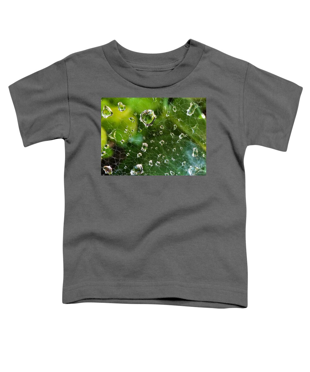 Macro Toddler T-Shirt featuring the photograph Nature Lace 3 by Diana Rajala