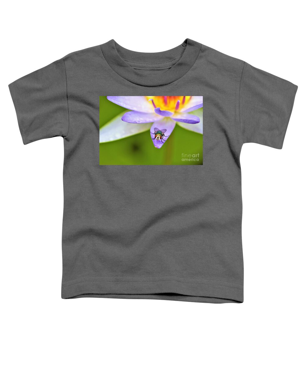 Insect Toddler T-Shirt featuring the photograph Natures Colours by Tracey Lee Cassin