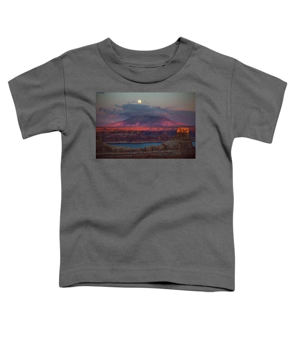 Navajo Mountain Toddler T-Shirt featuring the photograph Navajo Mountain by Wesley Aston