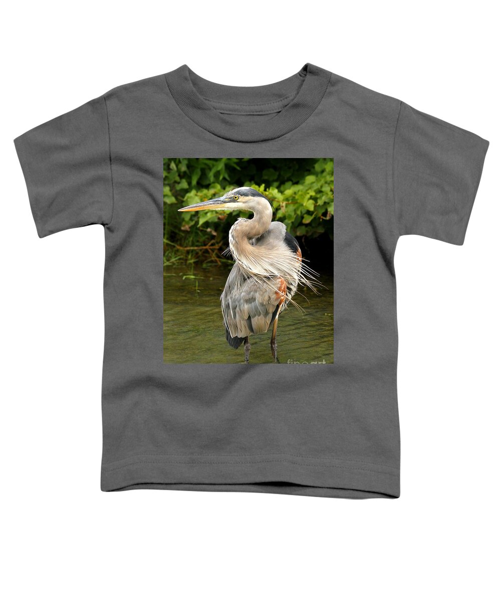 Bird Toddler T-Shirt featuring the photograph Thought you had my back by Heather King