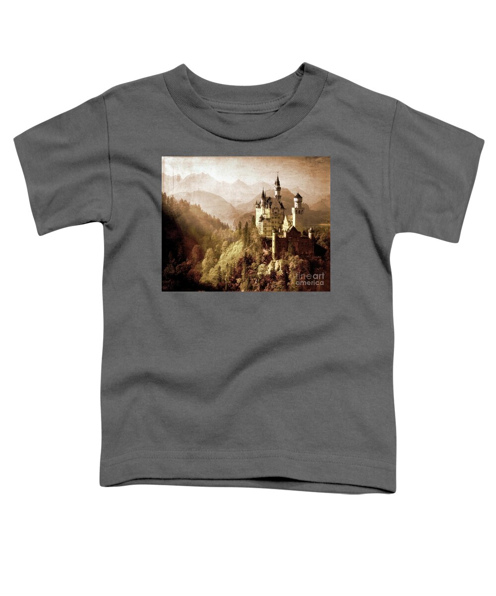 Nag004538 Toddler T-Shirt featuring the photograph Neuschwanstein by Edmund Nagele FRPS