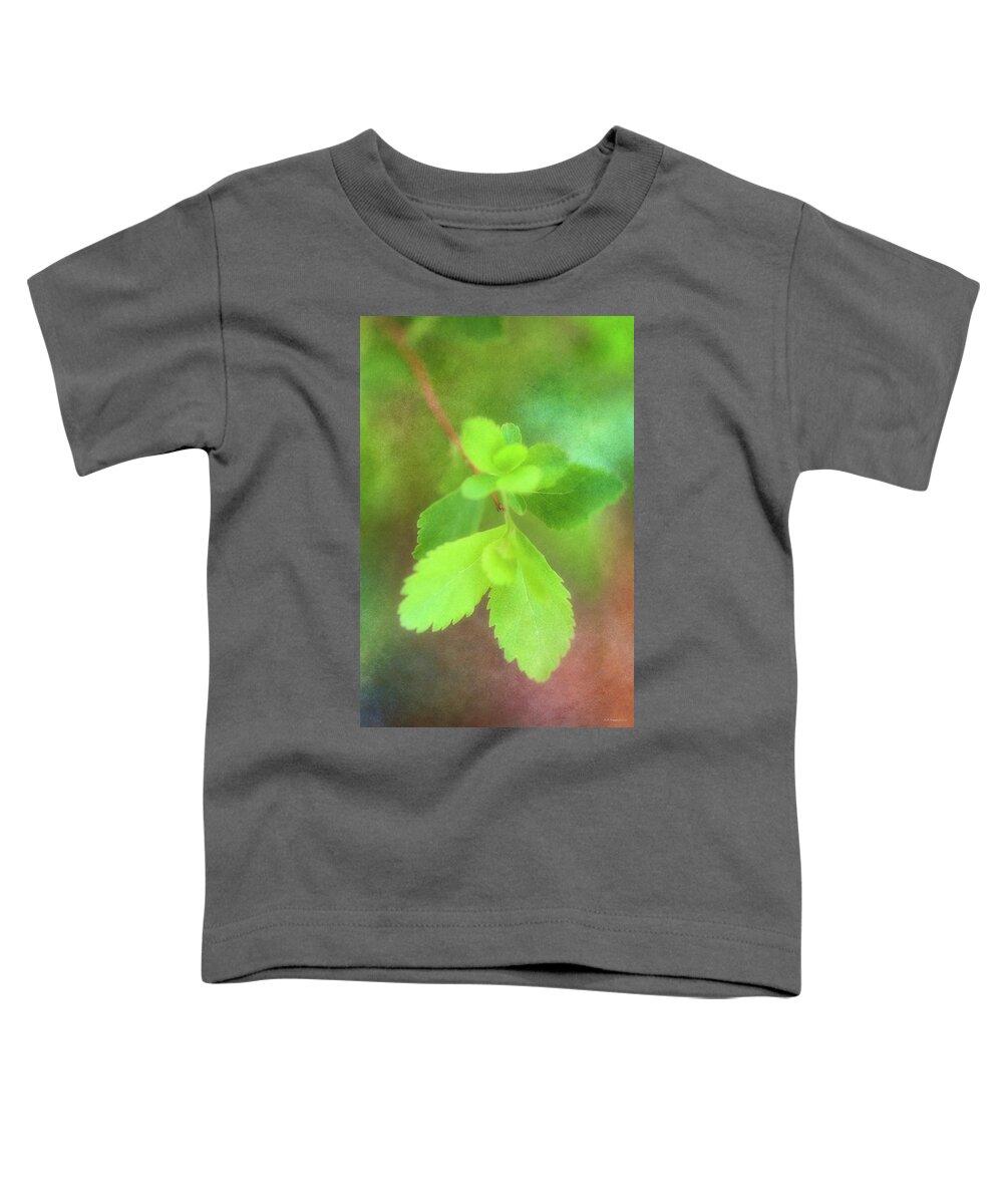 Leaves Toddler T-Shirt featuring the photograph New Growth 12 by WB Johnston