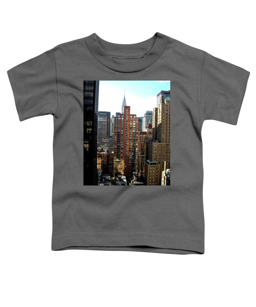 New York City Toddler T-Shirt featuring the photograph New York City Afternoon by Linda Stern