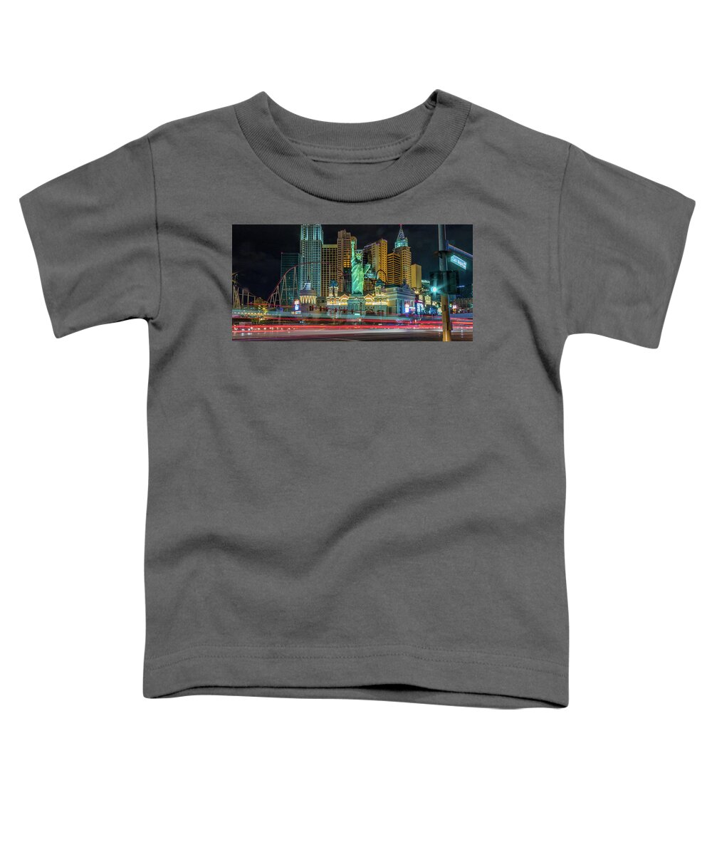  Toddler T-Shirt featuring the photograph New York New York by Michael W Rogers
