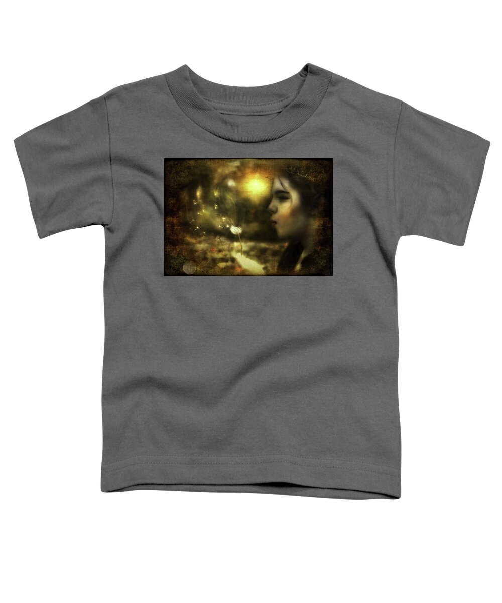  Toddler T-Shirt featuring the photograph Niamh's Wishes by Cybele Moon