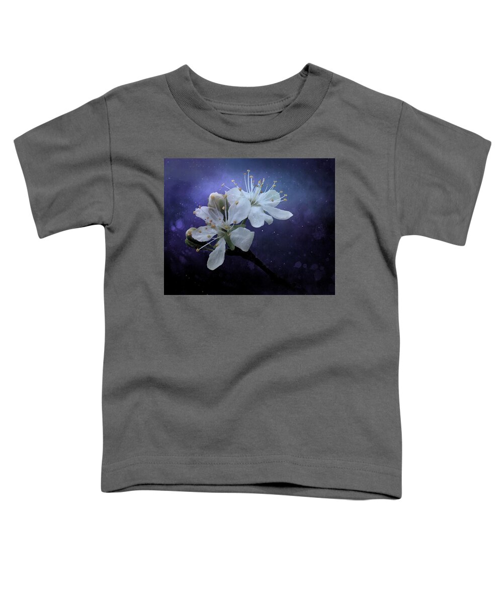 Night Blooms Toddler T-Shirt featuring the photograph Night Blooms by I'ina Van Lawick