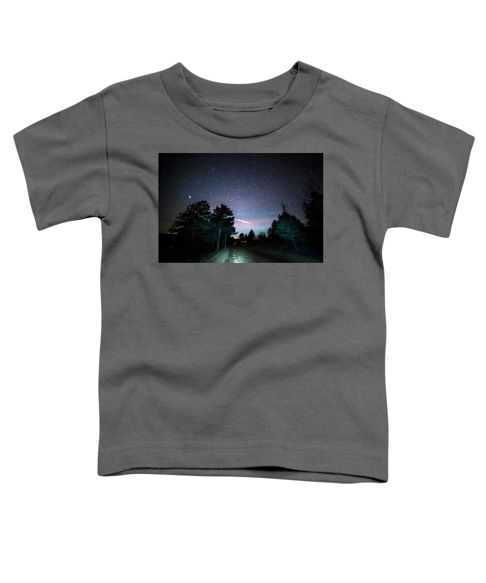 Roads Toddler T-Shirt featuring the photograph Night Rider by James BO Insogna