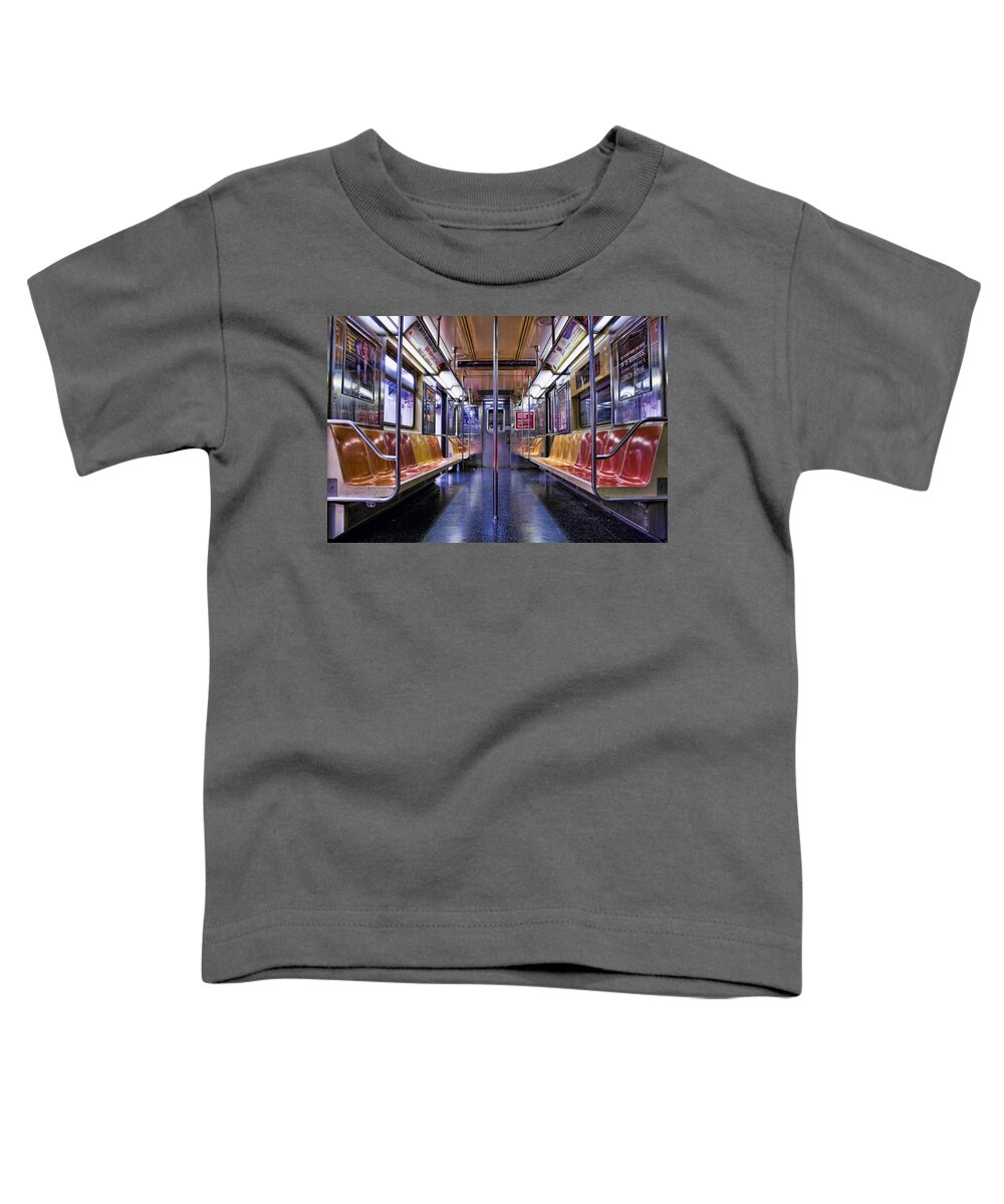 Subway Toddler T-Shirt featuring the photograph NYC Subway by Kelley King