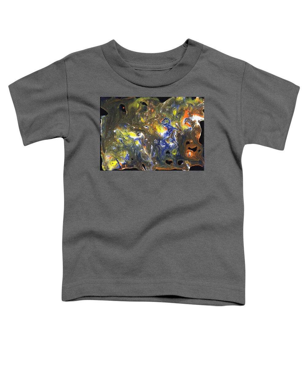 Perdition Toddler T-Shirt featuring the painting Perdition by Phil Strang