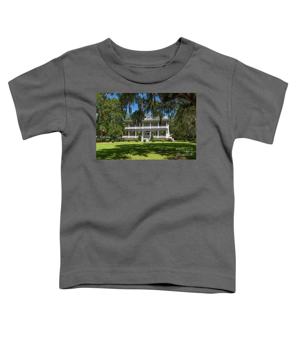 Officers Quarters Toddler T-Shirt featuring the photograph Officers Quarters on the Old Navy Base North Charleston SC by Dale Powell