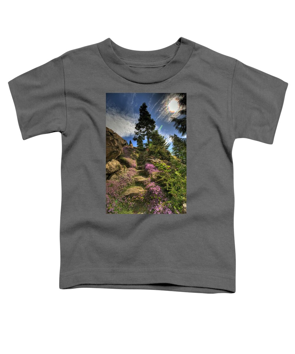 Hdr Toddler T-Shirt featuring the photograph Ohme Gardens by Brad Granger