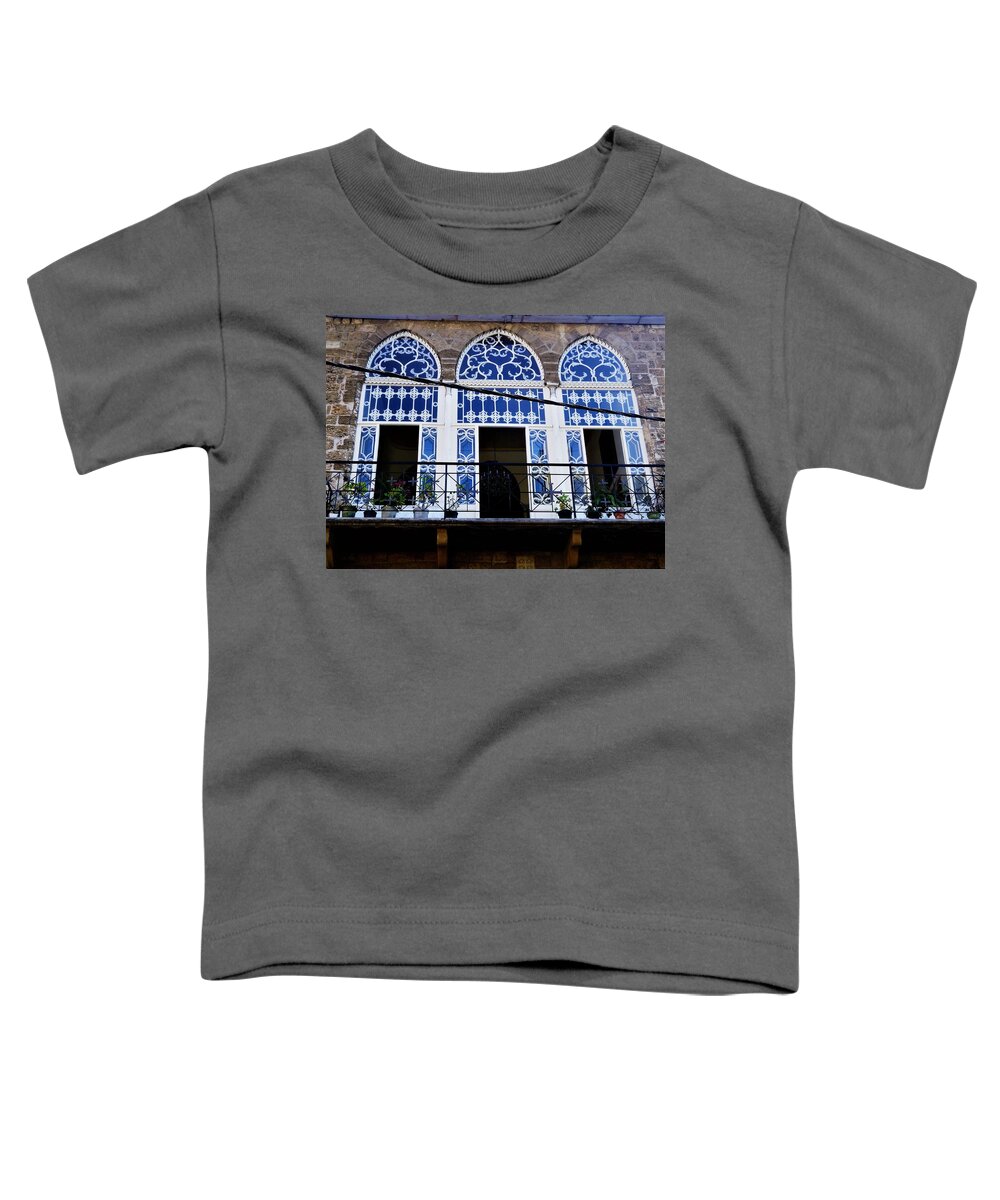 Beirut Toddler T-Shirt featuring the photograph Old Beirut Home by Funkpix Photo Hunter
