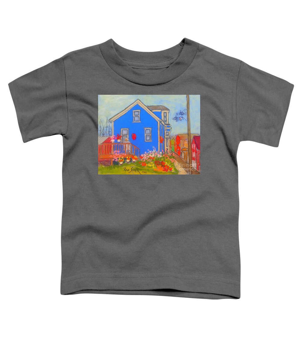 Pastels Toddler T-Shirt featuring the pastel OldLady's Flower Garden by Rae Smith PAC