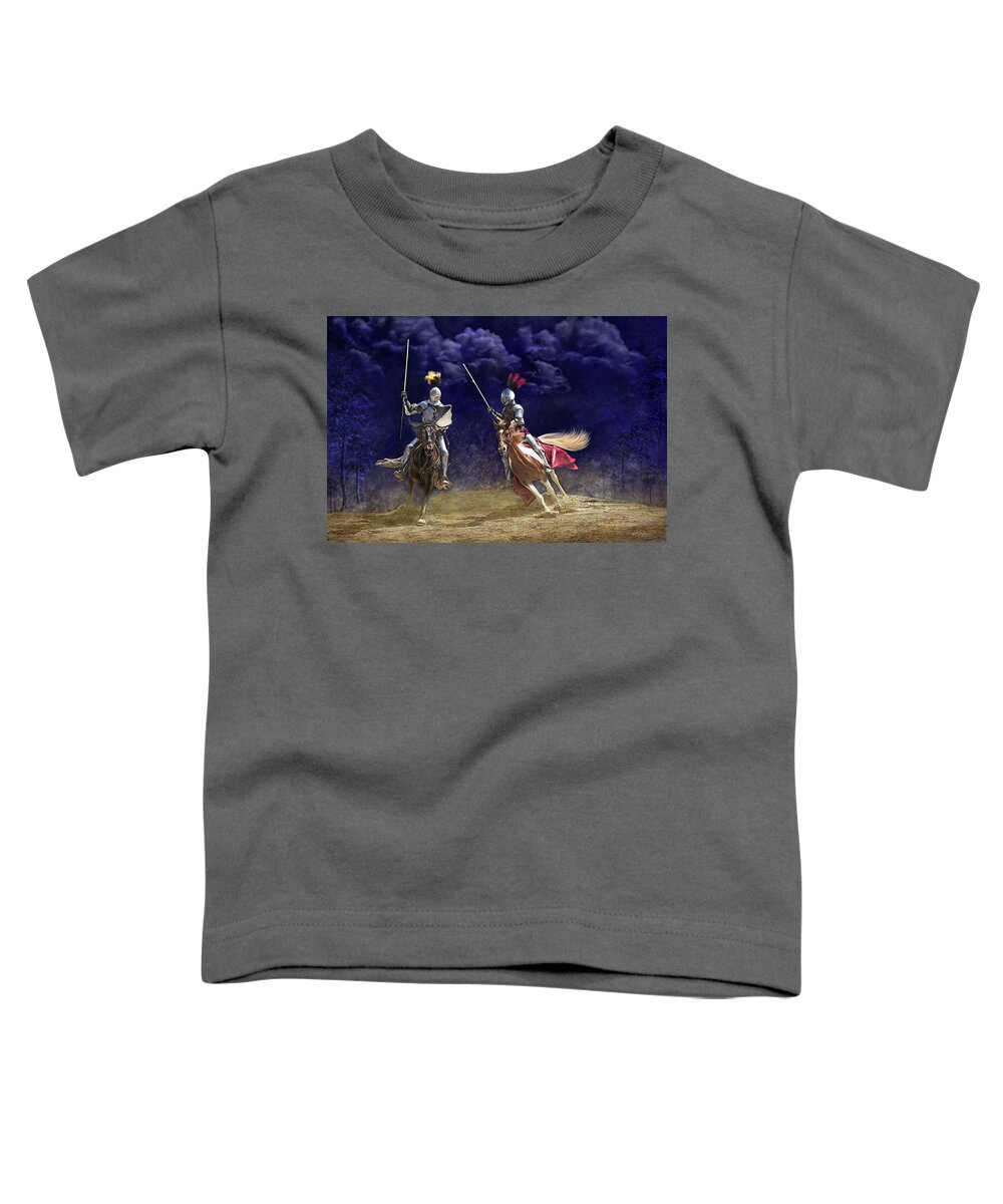 Medieval Toddler T-Shirt featuring the digital art Once upon a time by Thanh Thuy Nguyen