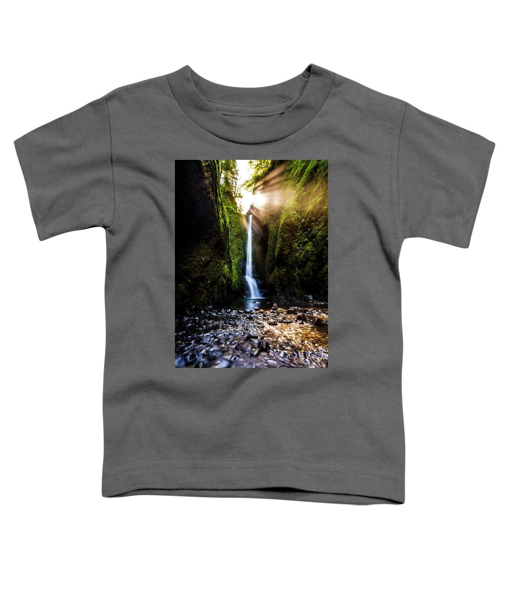 Natural Toddler T-Shirt featuring the photograph Oneonta Falls 2 by Pelo Blanco Photo