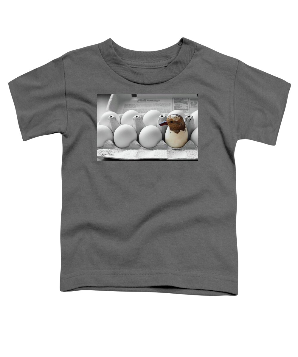 Chicken Toddler T-Shirt featuring the photograph Oops by Jackson Pearson