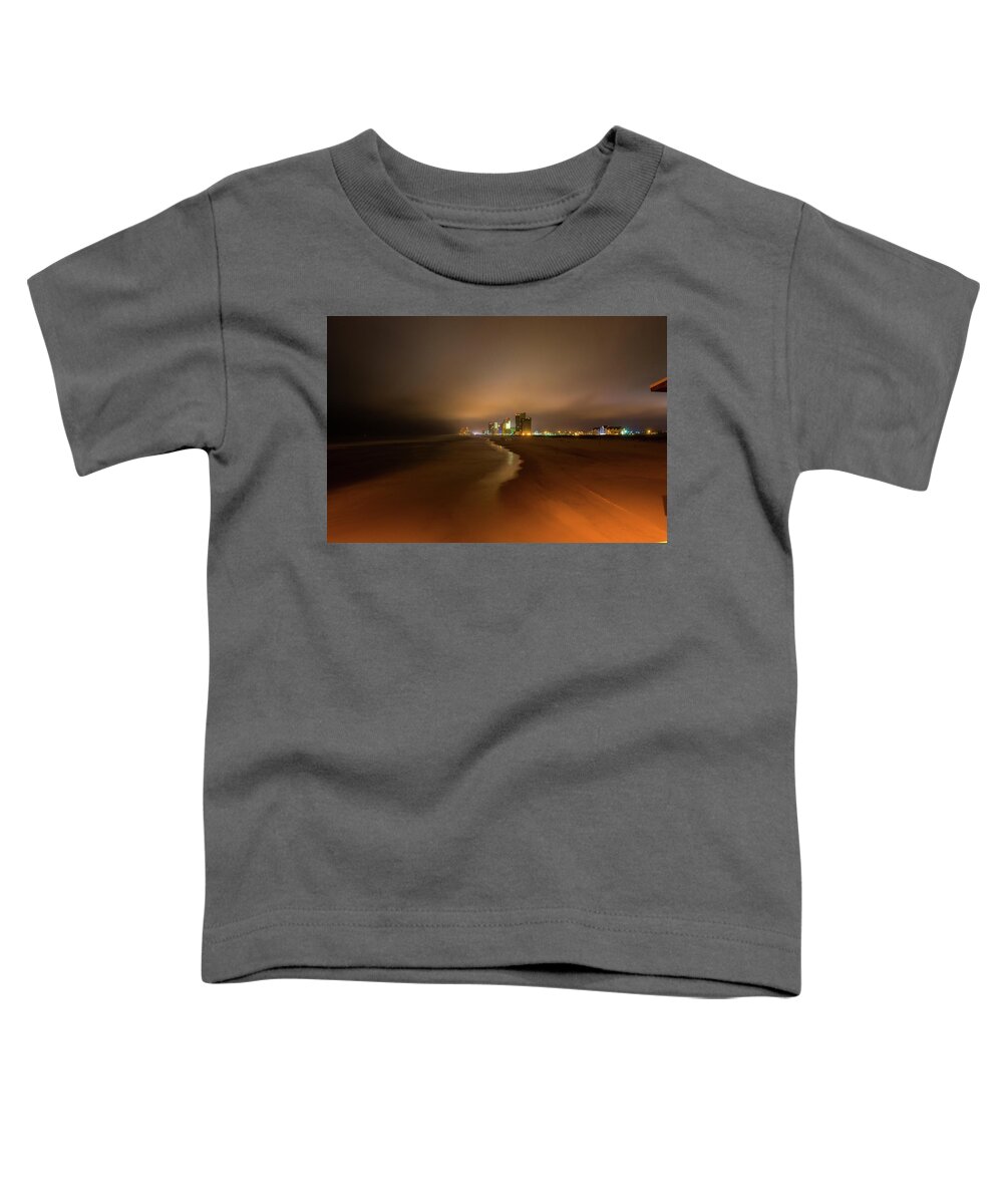 Alabama Toddler T-Shirt featuring the photograph Orange Beach at Night - Gulf Shores by James-Allen
