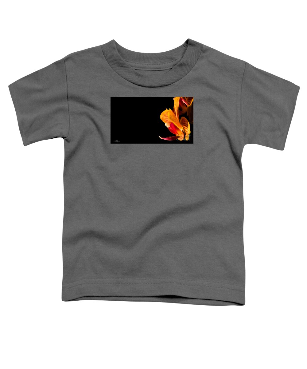 Moth Orchid Toddler T-Shirt featuring the photograph Orchid Petals by Torbjorn Swenelius