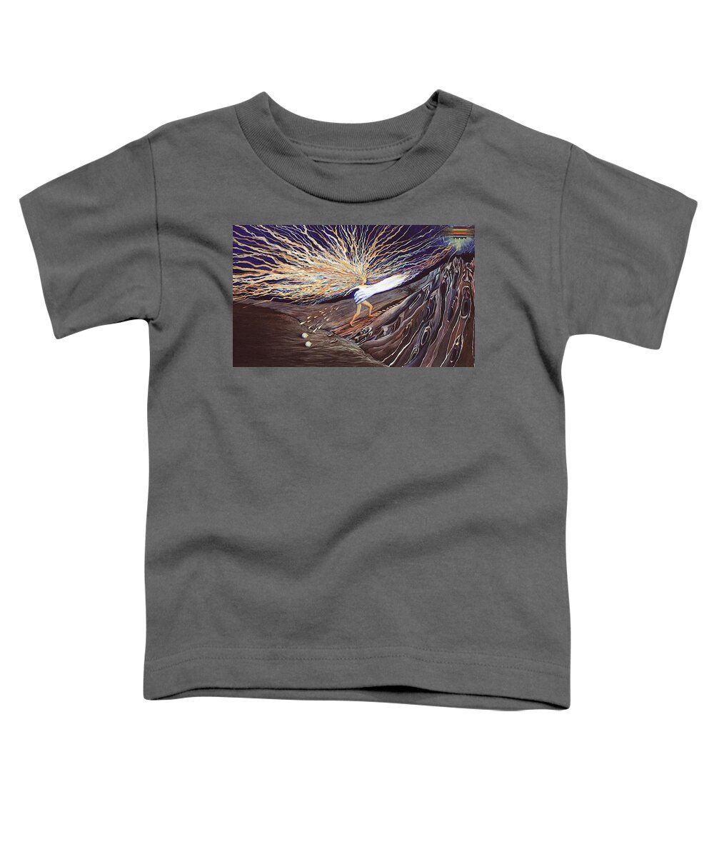 Christian Toddler T-Shirt featuring the painting Out of the Miry Clay by Jeanette Jarmon
