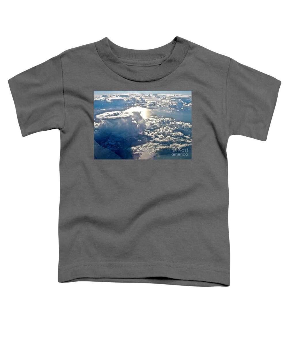 Clouds Toddler T-Shirt featuring the photograph Over The Clouds by Elisabeth Derichs