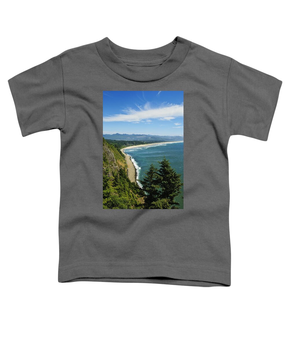 101 Toddler T-Shirt featuring the photograph Overlooking Nehalem Bay by Greg Vaughn - Printscapes