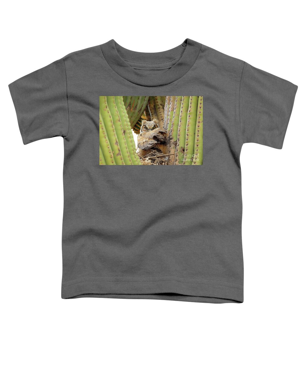 Nature Toddler T-Shirt featuring the photograph Owl Dracula by Joanne West