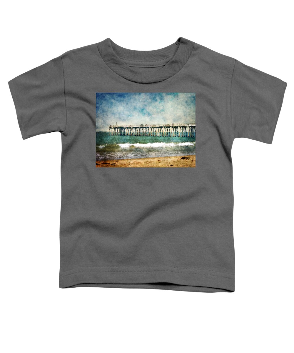 Pier Toddler T-Shirt featuring the photograph Pacific Ocean Pier by Phil Perkins