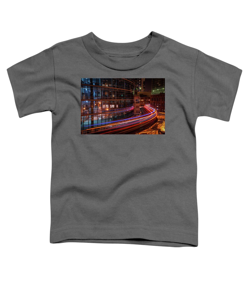 Chicago Toddler T-Shirt featuring the photograph Paint the Light by Raf Winterpacht