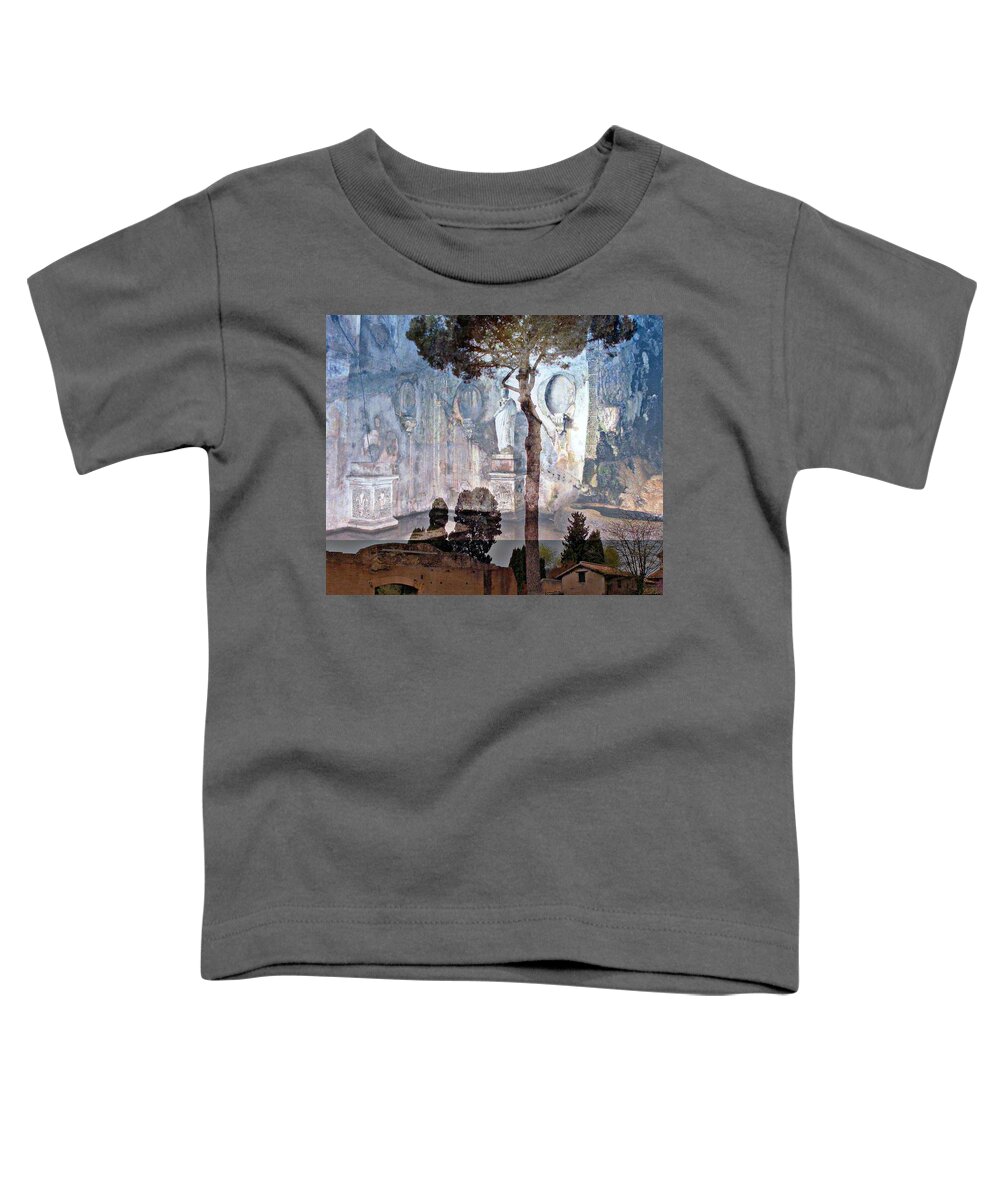 Rome Toddler T-Shirt featuring the photograph Palatine Hill by Mindy Newman