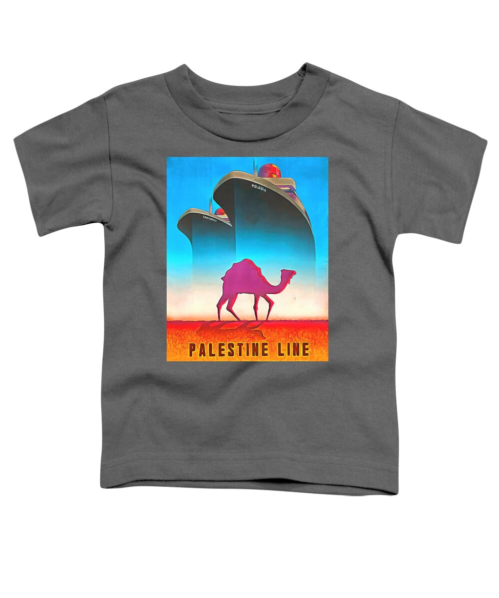 Palestine Toddler T-Shirt featuring the photograph Palestine Line by Munir Alawi