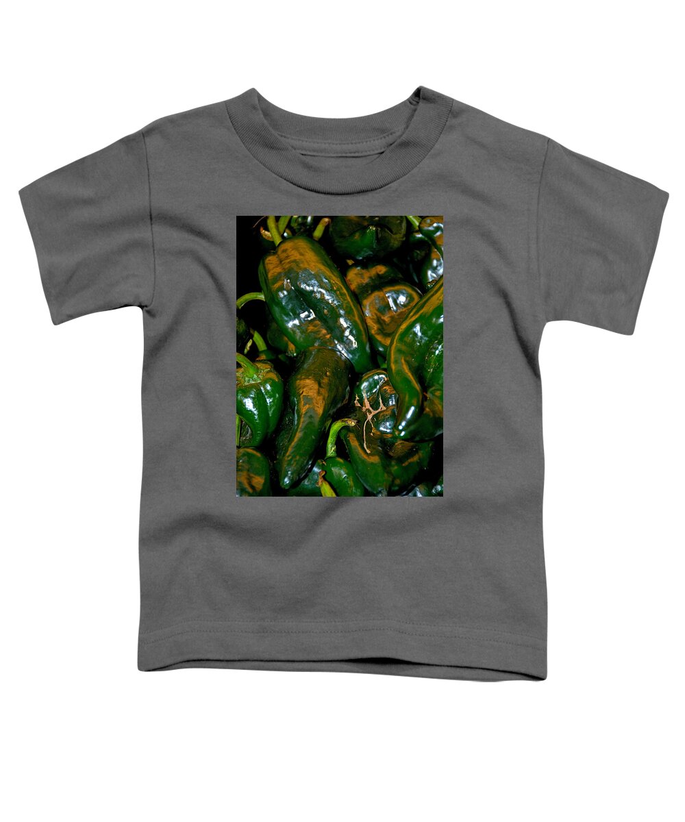 Pasilla Chiles Toddler T-Shirt featuring the photograph Pasilla Chiles by Robert Meyers-Lussier