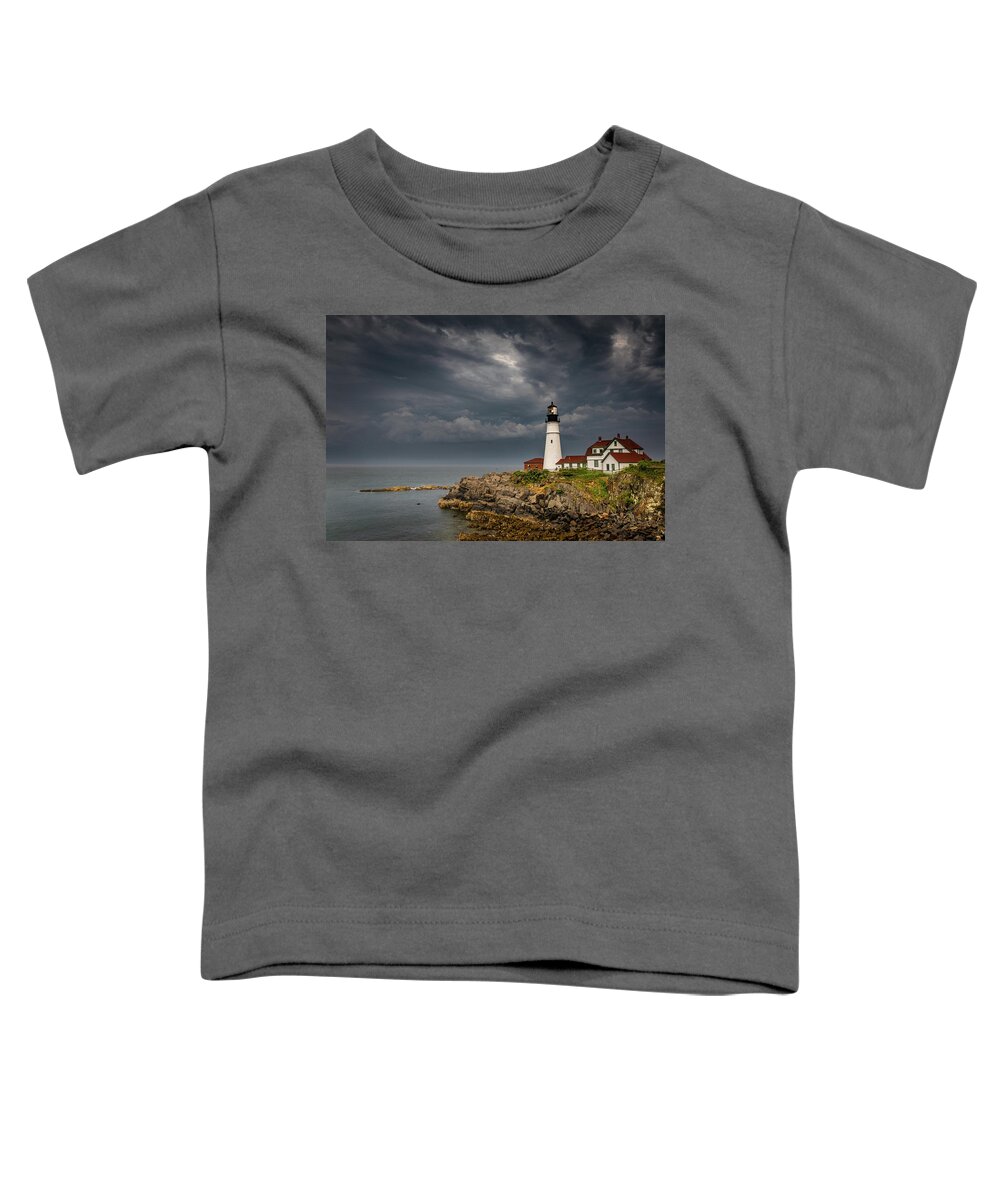 Maine Toddler T-Shirt featuring the photograph Passing Storm by Colin Chase