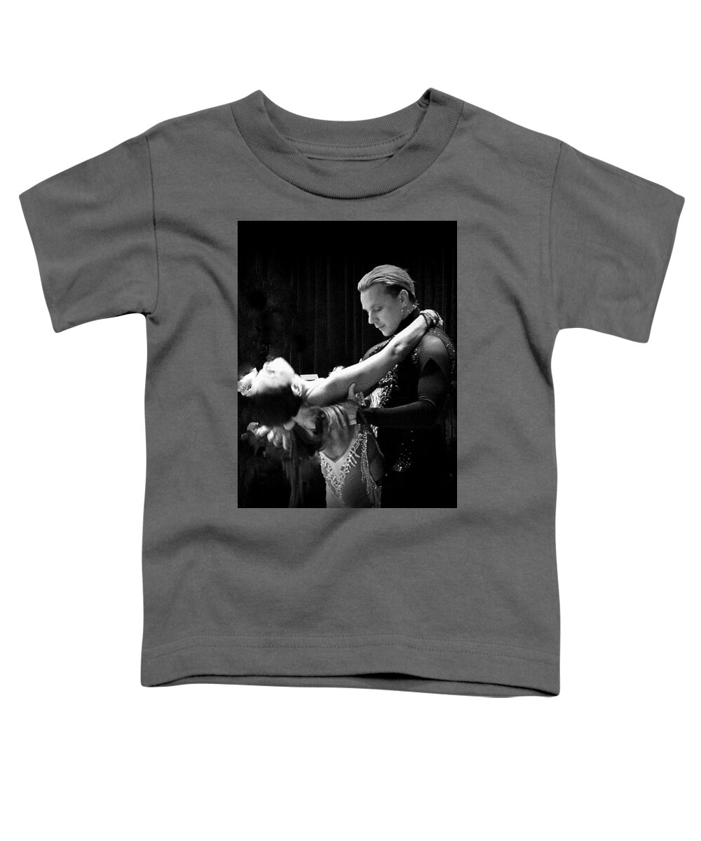 Dance Toddler T-Shirt featuring the photograph Passionate Dancers by Lori Seaman