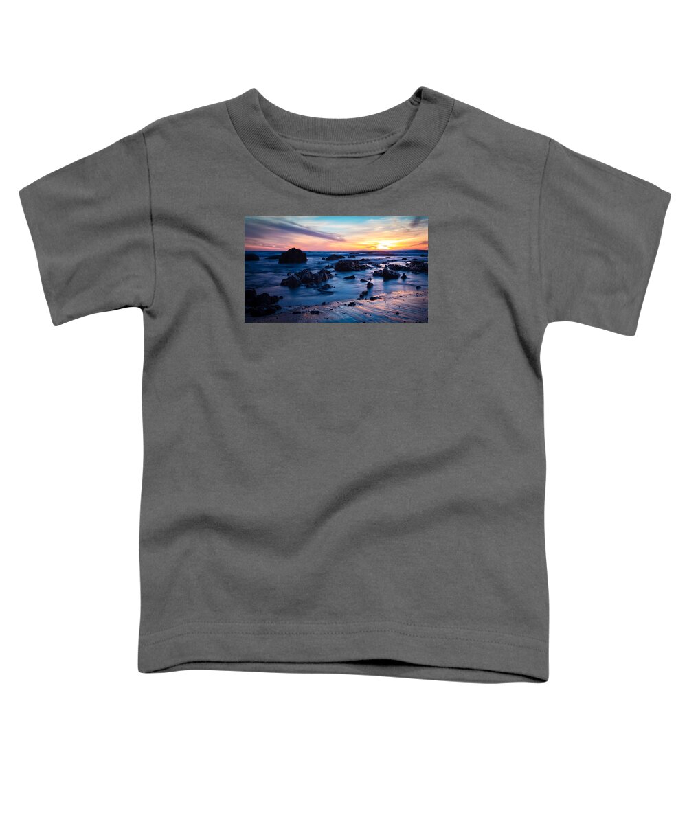 Beach Toddler T-Shirt featuring the photograph Pastel Fade by Jason Roberts