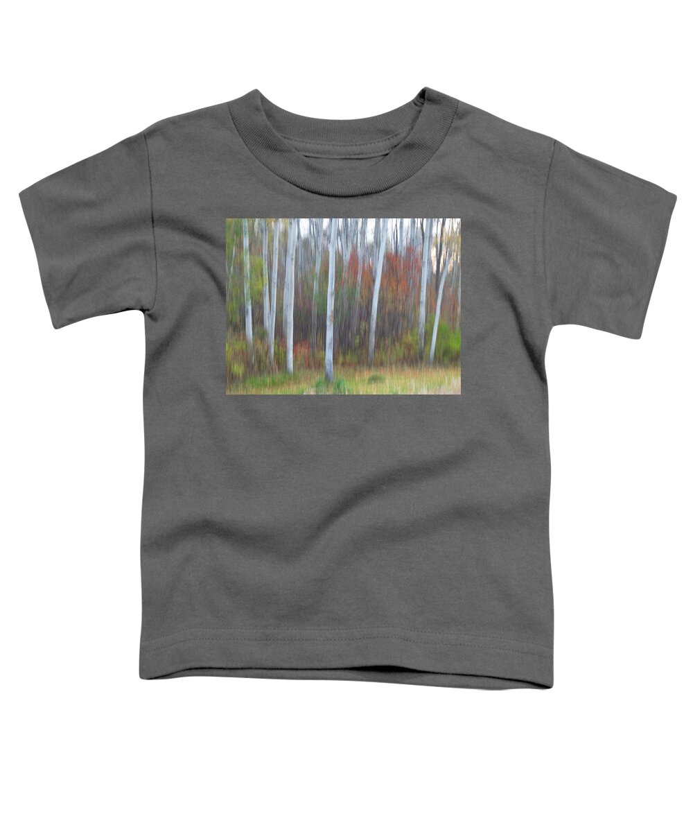 Movement Toddler T-Shirt featuring the photograph Pastel Tree Abstract by David T Wilkinson