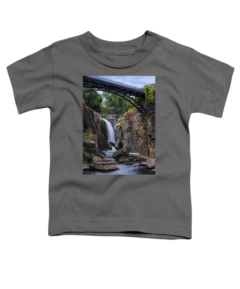 Great Falls Toddler T-Shirt featuring the photograph Paterson Great Falls III by Susan Candelario