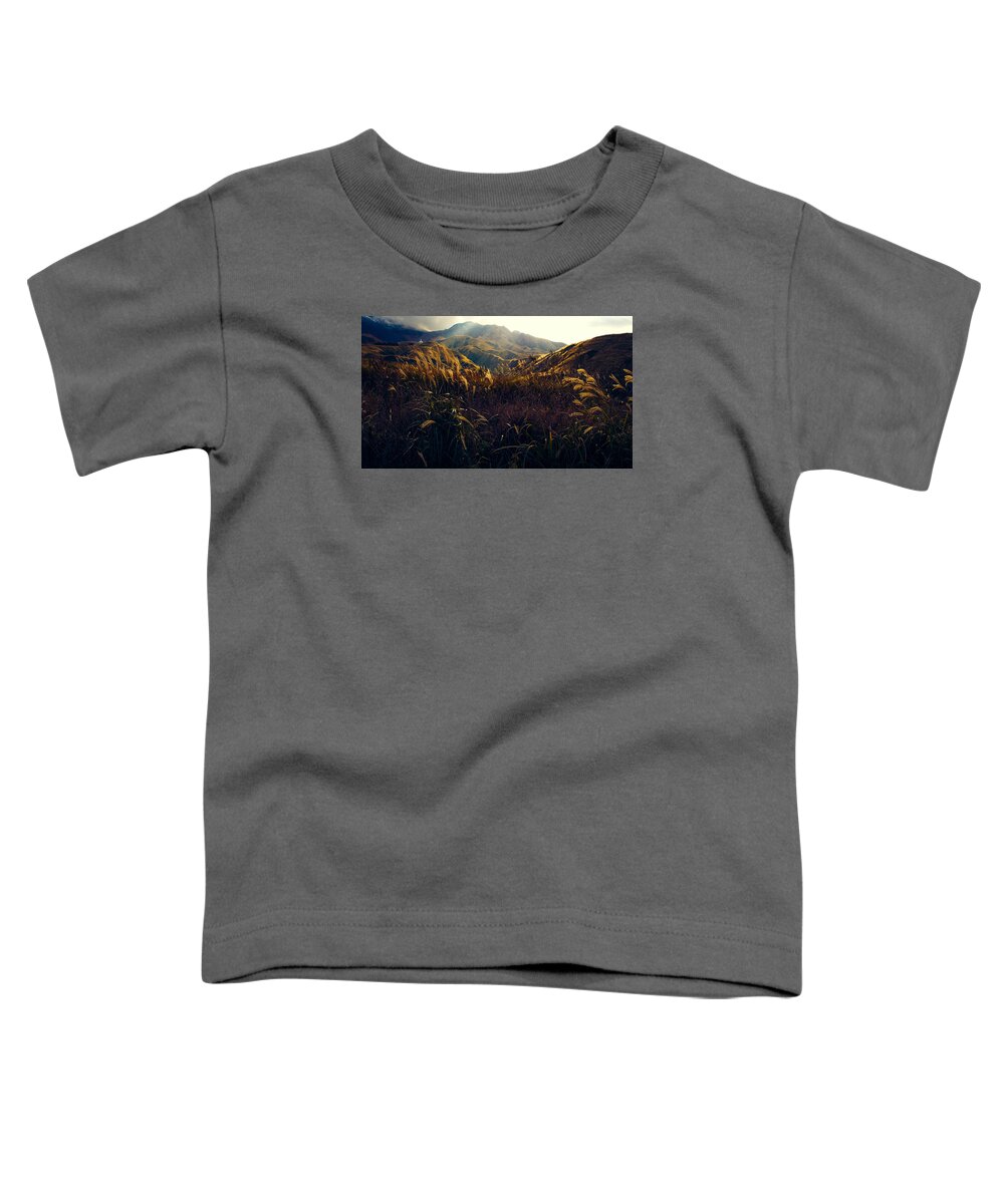 Tall Grass Toddler T-Shirt featuring the photograph Path to the Top by Britten Adams