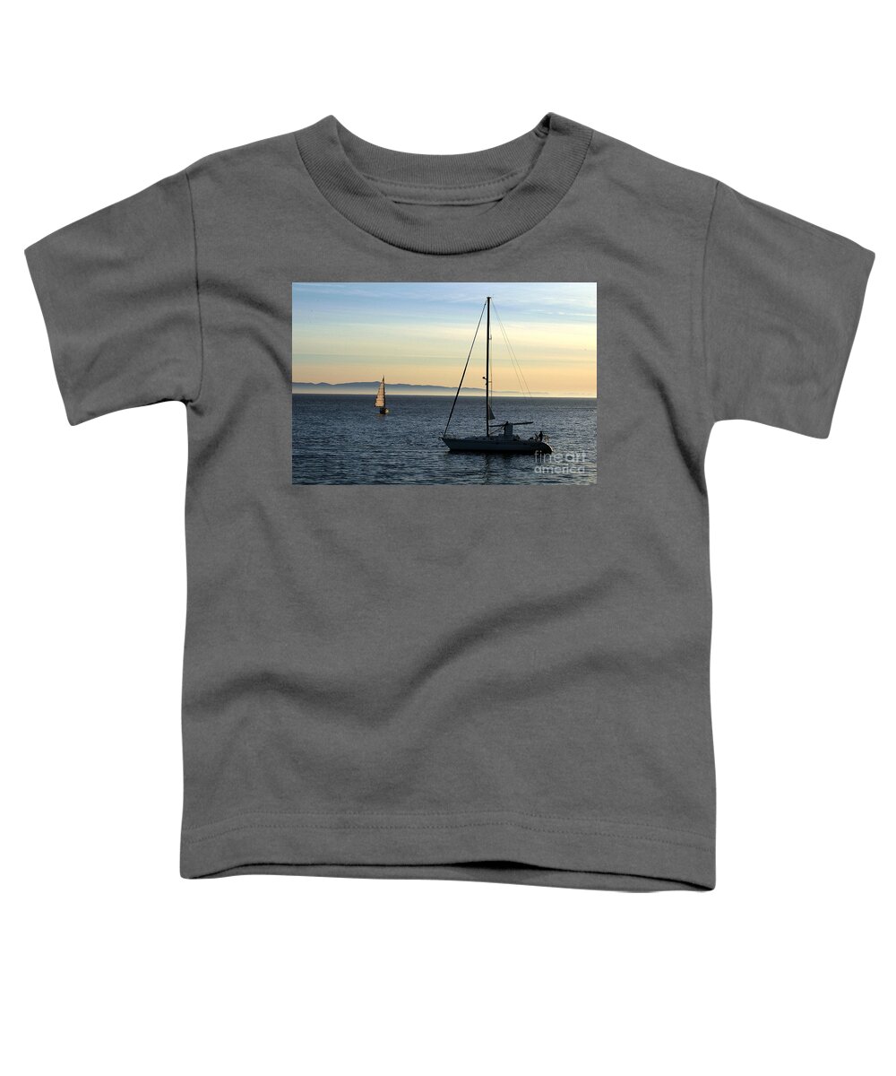 Clay Toddler T-Shirt featuring the photograph Peaceful Day In Santa Barbara by Clayton Bruster